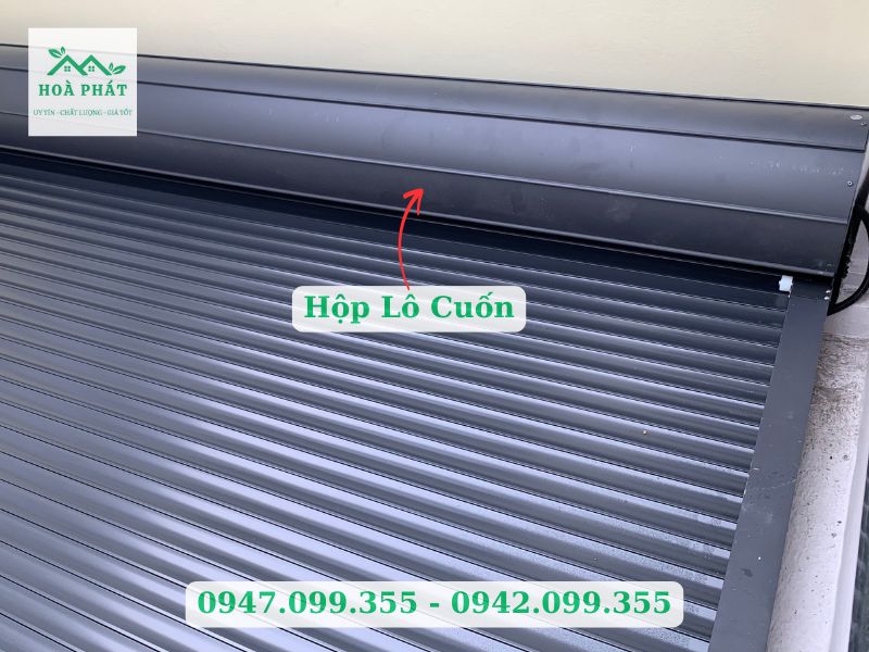 Hộp lô mái nhôm cuốn