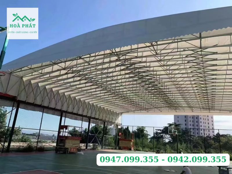 Mái vòm bạt trượt putan
