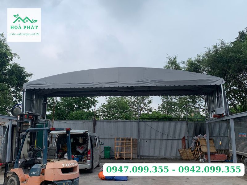Giá thành mái vòm bạt di động